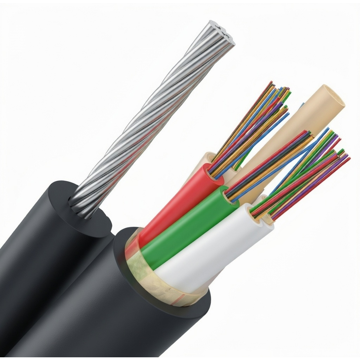 Волоконно-оптический кабель ОК/Т-М4П-А16-8.0, 16 волокон, подвесной